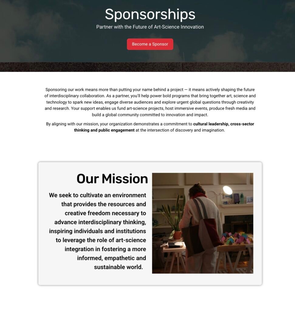 The Crearte Foundation for Art-Science Innovation